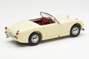 Austin-Healey Sprite Mk I Open Old English Blanco Kyosho 1:18 08953EW Metal - imagen 3 de 8