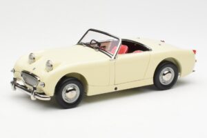 Austin-Healey Sprite Mk I Open Old English Blanco Kyosho 1:18 08953EW