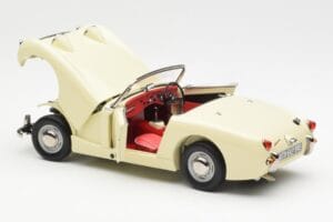 Austin-Healey Sprite Mk I Open Old English Blanco Kyosho 1:18 08953EW Metal - imagen 5 de 8
