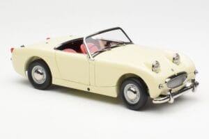 Austin-Healey Sprite Mk I Open Old English Blanco Kyosho 1:18 08953EW Metal - imagen 6 de 8