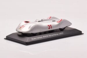 Auto Union Stromlinie #31 AVUS 1937 Plata Minichamps 1:43 5030900503 Metal - imagen 2 de 4