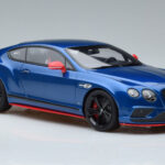 Bentley Continental GT Speed Black Edition Azul GT Spirit 1:18 KJ006 Resina - image 4 of 6