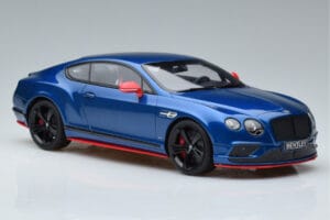 Bentley Continental GT Speed Black Edition Azul GT Spirit 1:18 KJ006 Resina - imagen 4 de 6