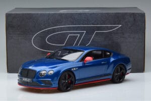Bentley Continental GT Speed Black Edition Azul GT Spirit 1:18 KJ006 Resina - imagen 6 de 6