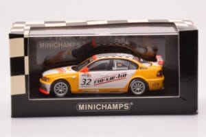 BMW 320i E46 Wiechers Sport #32 Hennerici / Wiechers WTCC 2005 Minichamps 1:43 400052432 Metal - imagen 4 de 4