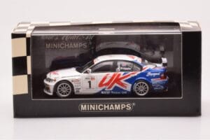 BMW 320si E90 BMW Team UK #1 A. Priaulx WTCC Porto Winner 2007 Minichamps 1:43 400072601 Metal - imagen 4 de 4