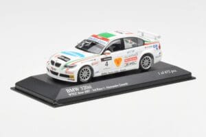 BMW 320si E90 BMW Team Italy Spain #4 A. Zanardi WTCC Brno 3rd Race 2007 Minichamps 1:43 400072604 Metal - imagen 2 de 4