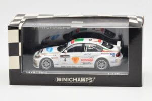 BMW 320si E90 BMW Team Italy Spain #4 A. Zanardi WTCC Brno 3rd Race 2007 Minichamps 1:43 400072604 Metal - imagen 4 de 4