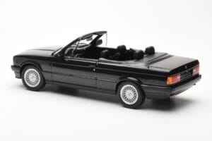 BMW 325i E30 Descapotable Negro Metálico Norev 1:18 183211 Metal - imagen 5 de 6