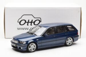 BMW 330i E46 Touring Azul Otto 1:18 OT251 Resina - imagen 6 de 6