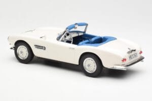 BMW 507 Roadster Blanco Norev 1:18 183232 Metal - imagen 5 de 6