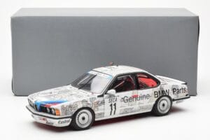 BMW 635 CSi E24 #11 D. Quester / M. Tassin / M. Heger 24 Hours of Spa 1986 AUTOart 1:18 80430145826 Metal - imagen 8 de 8