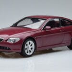 BMW 645Ci E63 Rojo Oscuro Kyosho 1:18 08701CR Metal