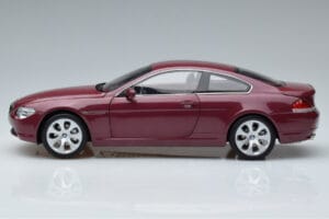 BMW 645Ci E63 Rojo Oscuro Kyosho 1:18 08701CR Metal - imagen 4 de 7