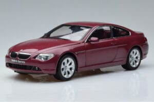 BMW 645Ci E63 Rojo Oscuro Kyosho 1:18 08701CR Metal