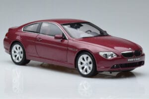 BMW 645Ci E63 Rojo Oscuro Kyosho 1:18 08701CR Metal - imagen 5 de 7