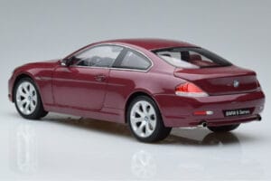 BMW 645Ci E63 Rojo Oscuro Kyosho 1:18 08701CR Metal - imagen 6 de 7