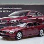 BMW 645Ci E63 Rojo Oscuro Kyosho 1:18 08701CR Metal - image 7 of 7