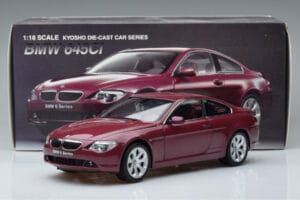 BMW 645Ci E63 Rojo Oscuro Kyosho 1:18 08701CR Metal - imagen 7 de 7
