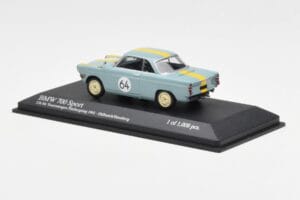 BMW 700 Sport #64 Hulbusch / Stausberg 12 Hours of Nurburgring 1961 Minichamps 1:43 400612364 Metal - imagen 3 de 4