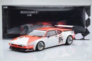 BMW M1 Equipe Dominique Lacaud #84 H. Stuck / Burger / D. Lacaud 24 Hours of Le Mans 1980 Minichamps 1:18 155802984 Metal - imagen 6 de 6