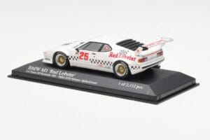 BMW M1 IMSA #25 Red Lobster Cowart / Miller LA Times Grand Prix Winner 1981 Minichamps 1:43 430812525 Metal - imagen 3 de 4