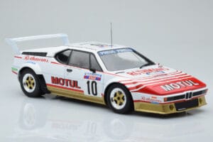 BMW M1 Motul #10 B. Darniche / A. Mahe Rally Tour de Corse 1982 IXO 1:18 18RMC114 Metal - imagen 4 de 6