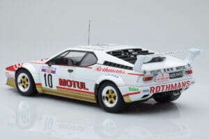 BMW M1 Motul #10 B. Darniche / A. Mahe Rally Tour de Corse 1982 IXO 1:18 18RMC114 Metal - imagen 5 de 6