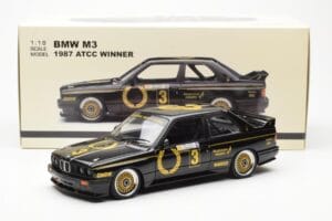BMW M3 E30 #3 J. Richards Austrian Airlines ATCC 1987 AUTOart 1:18 88745 Metal - imagen 8 de 8