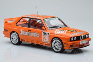 BMW M3 E30 Jagermeister #20 W. Gardner DTM Nurburgring 1992 IXO 1:18 18RMC082B Metal - imagen 4 de 6