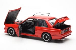 BMW M3 E30 Sport Evolution Cecotto Edition Rojo AUTOart 1:18 70566 Metal - imagen 5 de 8