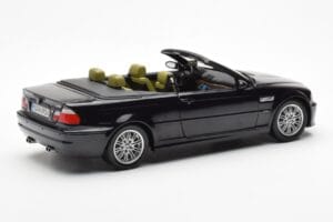 BMW M3 E46 Cabriolet Negro Kyosho 1:18 80430024431 Metal - imagen 3 de 8