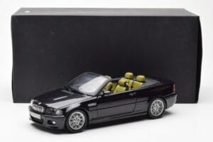 BMW M3 E46 Cabriolet Negro Kyosho 1:18 80430024431 Metal - imagen 8 de 8