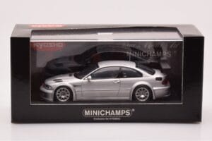 BMW M3 E46 GTR Street Plata Minichamps 1:43 403012105 Metal - imagen 4 de 4