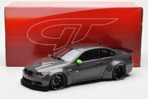 BMW M3 E92 LBWK Liberty Walk Gris GT Spirit 1:18 GT127 Resina - imagen 6 de 6