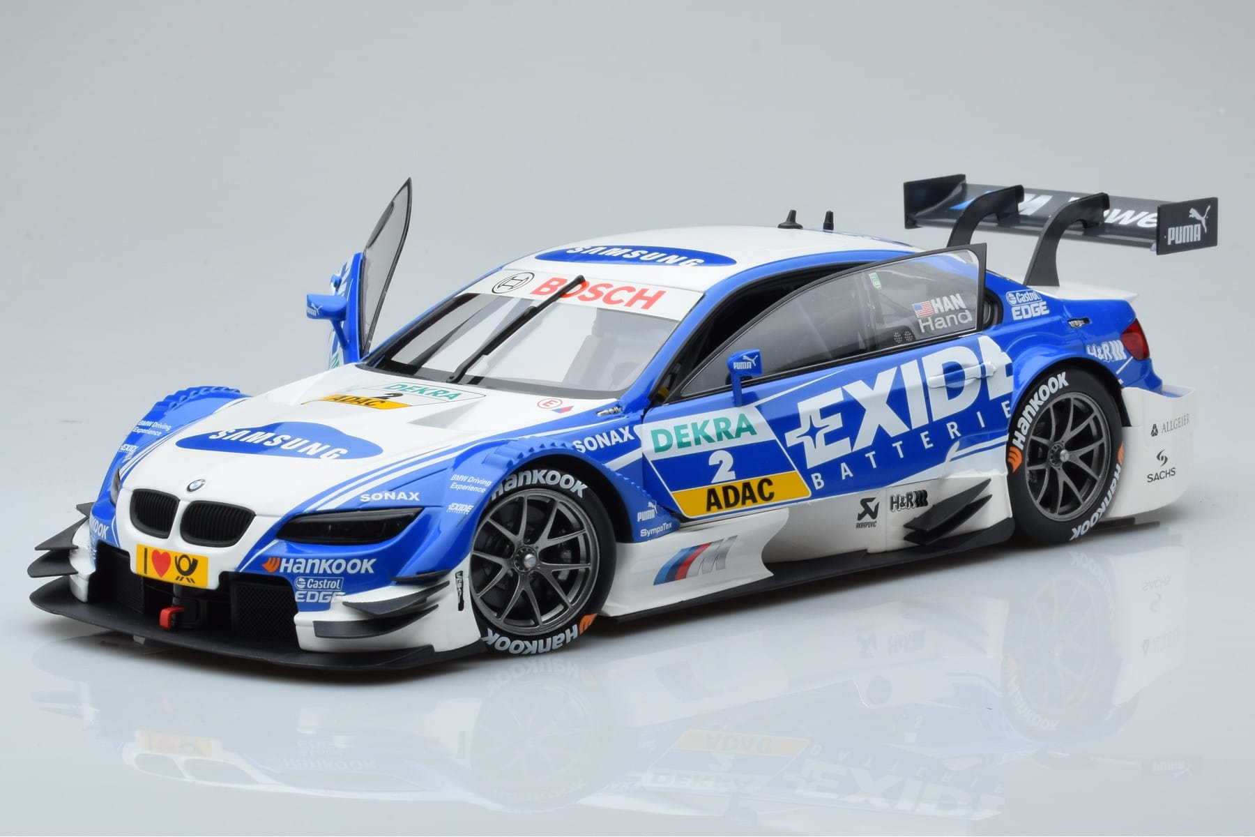 BMW M3 #2 BMW Team RMG A.J. Hand DTM 2012 Minichamps 1:18 100122202 Metal - imagen 2 de 8