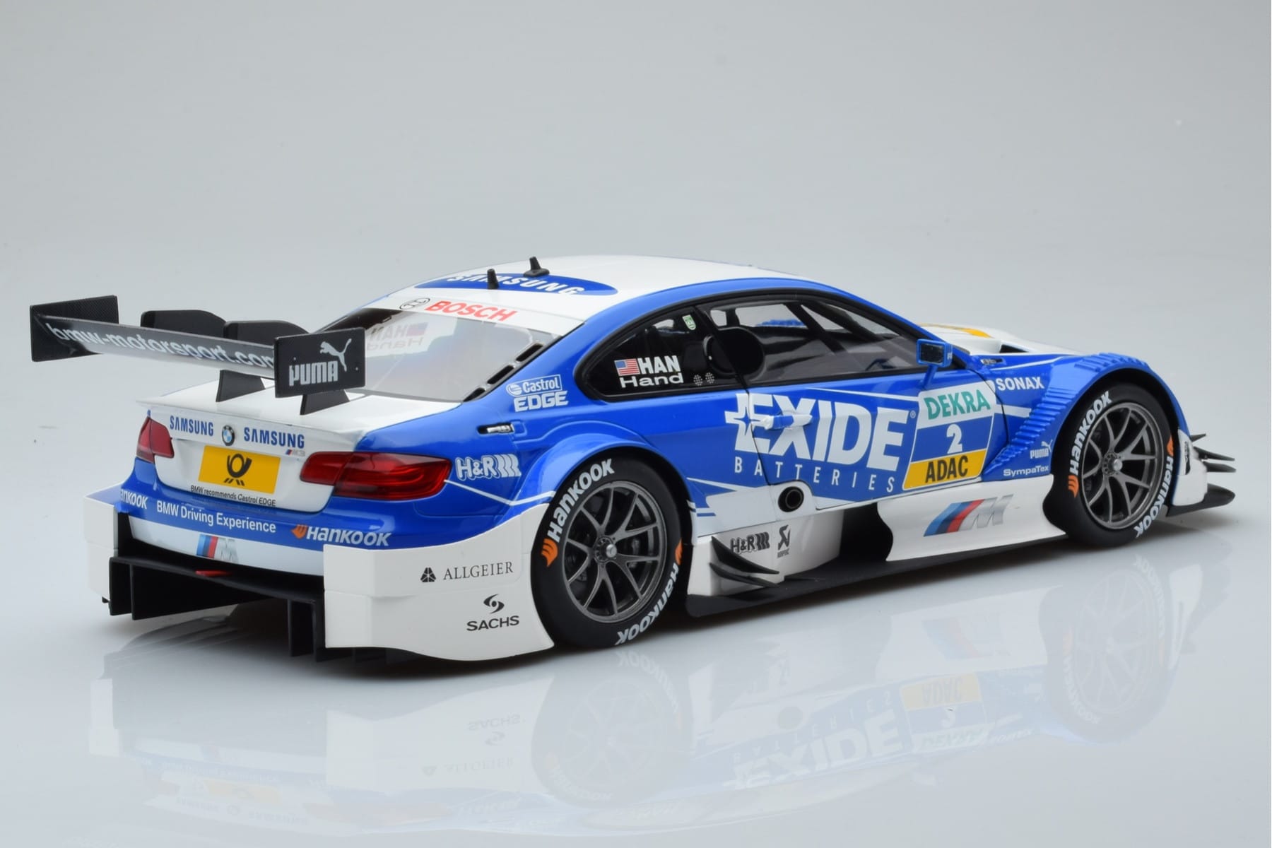BMW M3 #2 BMW Team RMG A.J. Hand DTM 2012 Minichamps 1:18 100122202 Metal - imagen 3 de 8