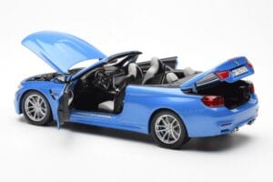 BMW M4 F83 Cabriolet Yas Marina Azul Paragon 1:18 80432339612 Metal - imagen 5 de 8