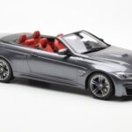 BMW M4 F83 Descapotable Gris GT Spirit 1:18 - image 4 of 6