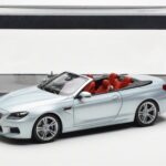 BMW M6 F12 Cabriolet Silverstone Plata II Paragon 1:18 - image 8 of 8