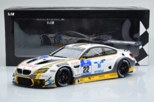 BMW M6 GT3 Rowe Racing #98 A. Graf / R. Westbrook / N. Catsburg / N. Paltalla 24 Hours of Nurburgring 2016 Minichamps 1:18 15 - imagen 6 de 6