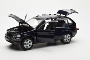 BMW X5 4.4i E53 Azul Oscuro Kyosho 1:18 08521DB Metal - imagen 2 de 8