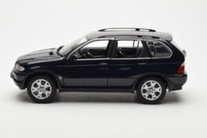 BMW X5 4.4i E53 Azul Oscuro Kyosho 1:18 08521DB Metal - imagen 4 de 8