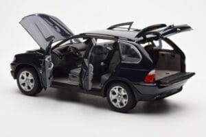 BMW X5 4.4i E53 Azul Oscuro Kyosho 1:18 08521DB Metal - imagen 5 de 8