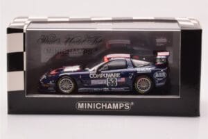 Chevrolet Corvette C5R #53 R. Fellows / J. O'Connell / F. Freon 24 Hours of Le Mans 2003 Minichamps 1:43 400031453 Metal - imagen 4 de 4