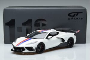 Chevrolet Hennessey Corvette C8 Arctic Blanco GT Spirit 1:18 GT317 Resina - imagen 6 de 6