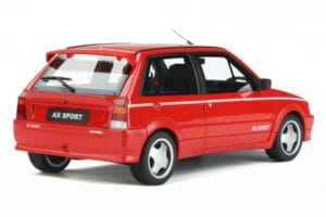 Citroen AX Sport Rojo Otto 1:18 OT799 Resina - imagen 2 de 5
