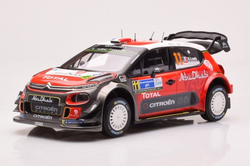 Citroen C3 WRC #11 S. Loeb / D. Elena Rally Mexico 2018 Norev 1:18 181638 Metal