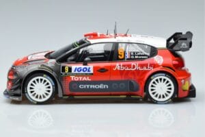 Citroen C3 WRC #9 S. Lefebvre / G. Moreau Tour de Corse 2017 Norev 1:18 181633 Metal - imagen 3 de 6