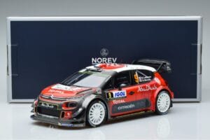 Citroen C3 WRC #9 S. Lefebvre / G. Moreau Tour de Corse 2017 Norev 1:18 181633 Metal - imagen 6 de 6